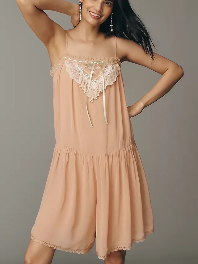 Anthropologie Lace Romper